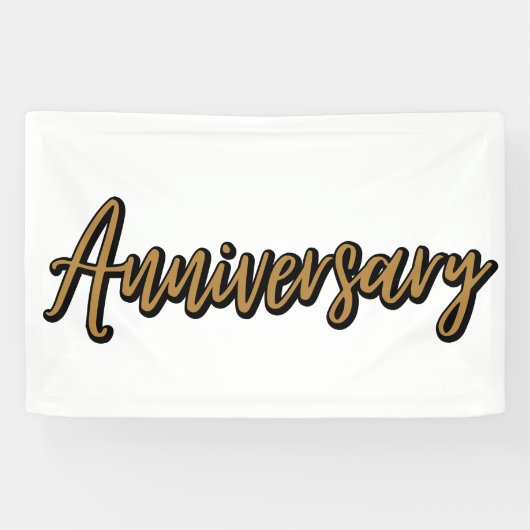 Gouden Jubileum 2.5x4 Vinyl Banner (Horizontaal)
