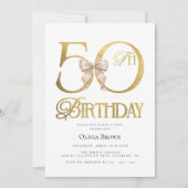 Gouden Jubileum 50ste verjaardagsfeest Kaart (Voorkant)