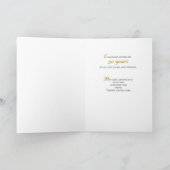 Gouden Jubileum Blauw met Kruis Kaart (Binnen)