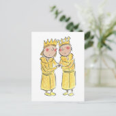 Gouden Jubileum Briefkaart (Staand voorkant)