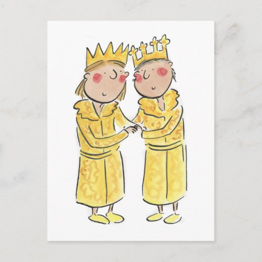 Gouden Jubileum Briefkaart (Voorkant)