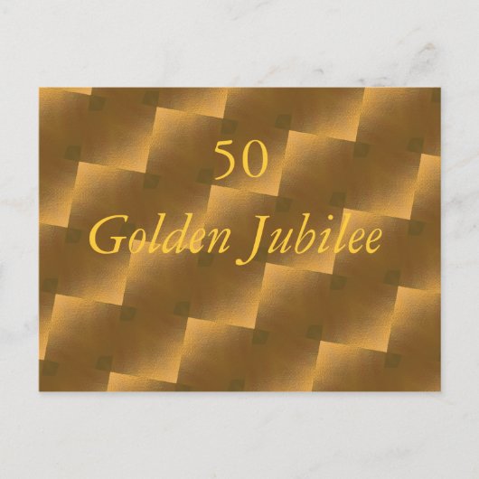 Gouden Jubileum Briefkaart (Voorkant)