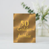 Gouden Jubileum Briefkaart (Staand voorkant)
