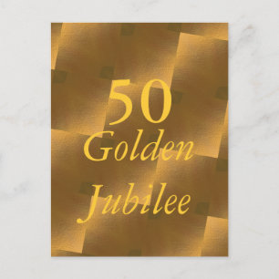 Gouden Jubileum Briefkaart