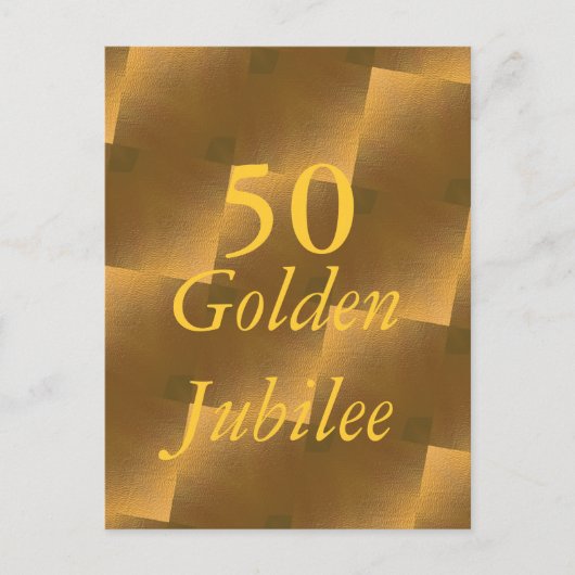Gouden Jubileum Briefkaart (Voorkant)