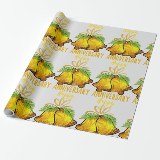 Gouden Jubileum  Cadeaupapier (Uitgerold)