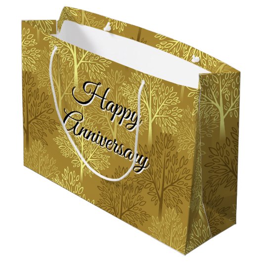 Gouden Jubileum Cadeautas (Achterkant Gekanteld)