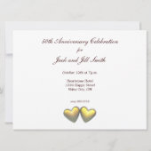 Gouden Jubileum Hartjes Kaart (Achterkant)