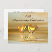 Gouden Jubileum Hartjes Kaart (Voorkant / Achterkant)