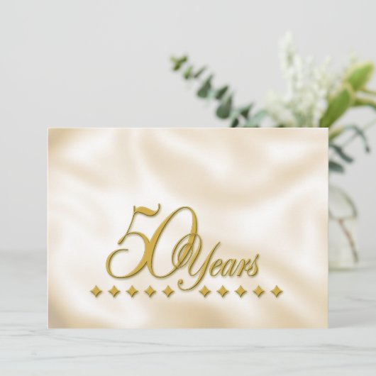 Gouden Jubileum Kaart (Staand voorkant)