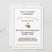 Gouden Jubileum Kaart Shower met Foto (Achterkant)