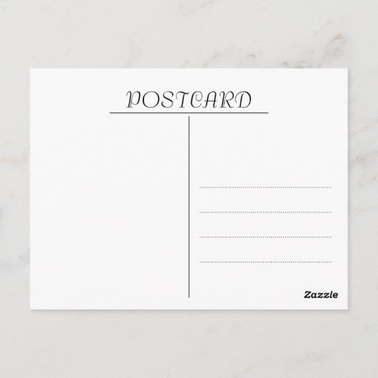 Gouden Jubileum kalligrafie Dank u Briefkaart (Achterkant)