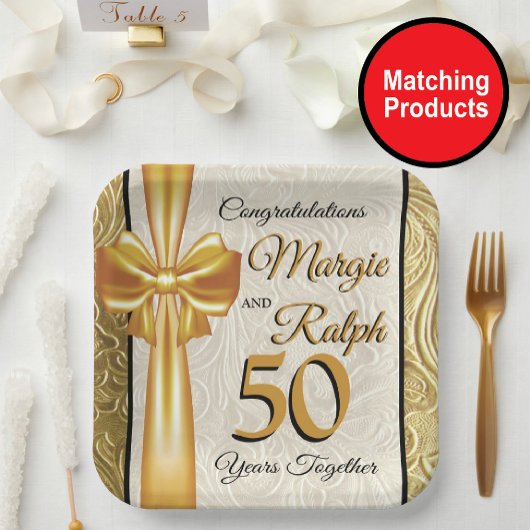 Gouden Jubileum Papieren Bord