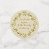 Gouden Jubileum Tafelconfetti Confetti (Kleine voorkant)