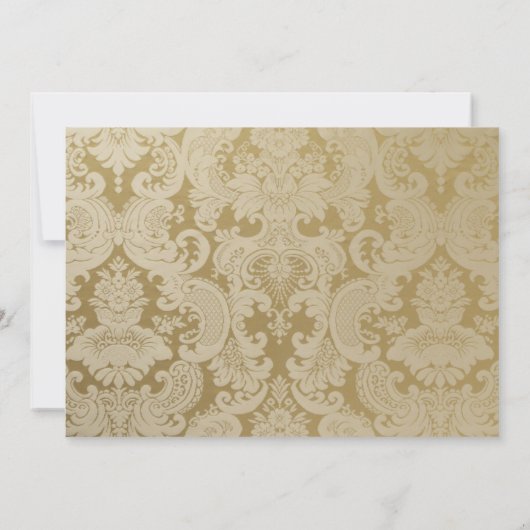 Gouden jubileum uitnodiging Damast (Achterkant)