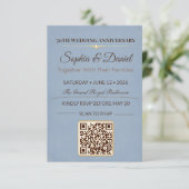 Gouden Jubileum Uitnodiging | Elegante Liefdesgala (Staand voorkant)