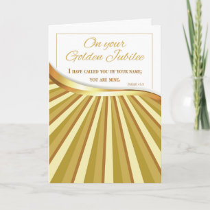 Gouden jubileum van het Godsdienstige Leven, 50 Kaart