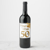Gouden Jubileum Wijn Etiket (Voorkant)