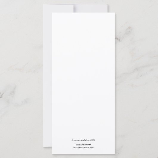 Gouden Jubileumbries van Medallion Kaart (Achterkant)