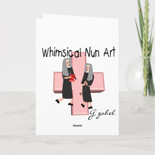 Gouden Jubileumgeschenken voor nonnen Kaart (Achterkant)