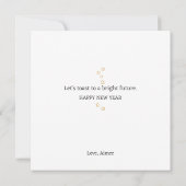 Gouden juichbril aankondiging (Achterkant)