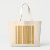 Gouden jumbo-tasje grote tote bag (Voorkant)