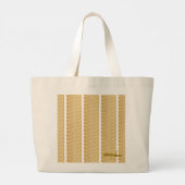 Gouden Jumbo Tote Tas (Achterkant)