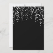 gouden jurk bruids douche uitnodiging (Achterkant)