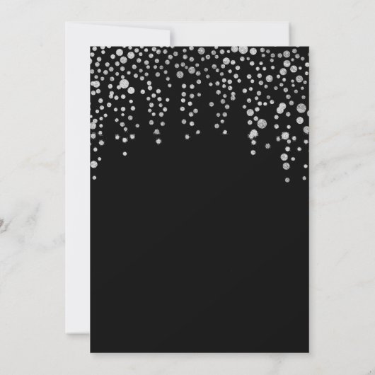 gouden jurk bruids douche uitnodiging (Achterkant)