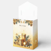 Gouden Kaarsen Kerstvakantie Cadeaubox Bedankdoosjes (Geopend)