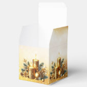 Gouden Kaarsen Kerstvakantie Cadeaubox Bedankdoosjes (Geopend)