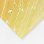 Gouden Kaarsen Kerstvakantie Fleece Deken (Hoek)