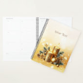 Gouden kaarsen kerstvakantie planner (Display)