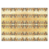 Gouden Kaarsen Kerstvakantie Tafelkleed (Voorkant (Horizontaal))