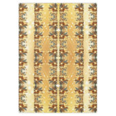 Gouden Kaarsen Kerstvakantie Tafelkleed (Voorkant)