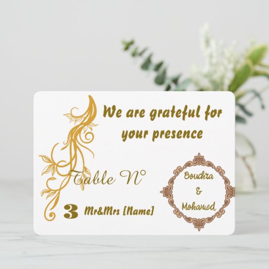 Gouden kaart (Staand voorkant)