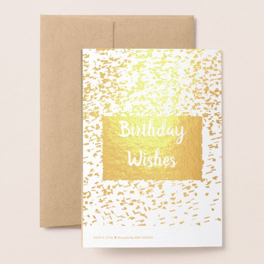 Gouden Kaart 18e verjaardag (Met envelop)