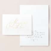 Gouden kaart Positieve bevestiging en zegen (Display)