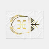 Gouden Kabyla Fleece Deken (Voorkant (Horizontaal))