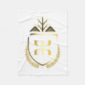 Gouden Kabyla Fleece Deken (Voorkant)