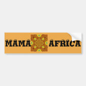Gouden Kaleidoscoop Art Print Bumpersticker (Voorkant)