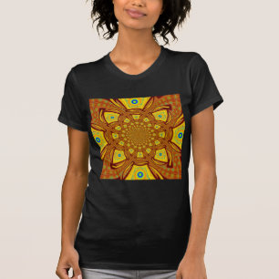 Gouden Kaleidoscoop Art Print T-shirt