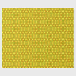 Gouden Kaleidoscoop Fractal Patroon Cadeaupapier