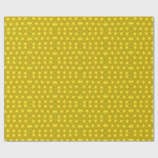 Gouden Kaleidoscoop Fractal Patroon Cadeaupapier