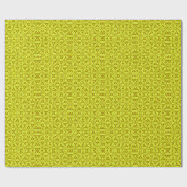 Gouden Kaleidoscoop Fractal Patroon Cadeaupapier