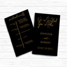 Gouden Kalligrafie bruiloft weekend evenementenkaa