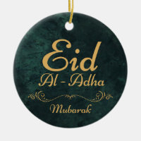 Gouden Kalligrafie Eid Al-Adha Mubarak 2025
