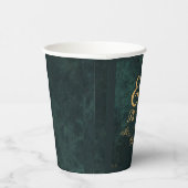 Gouden Kalligrafie Eid Al-Adha Mubarak 2025 Papieren Bekers (Rechts)