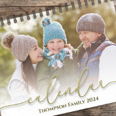 Gouden Kalligrafie Foto Maanden Stijlvol Script Kalender