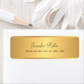 Gouden Kalligrafie Naam Tekst Professioneel Modern Etiket (Insitu)